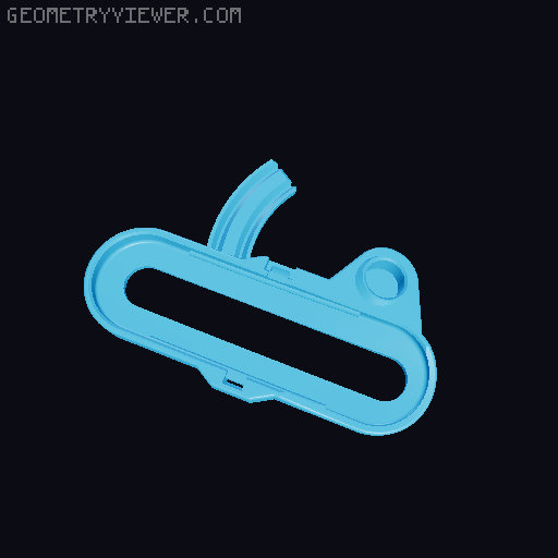 GearHead Quest 3 Strap 3D model thumbnail