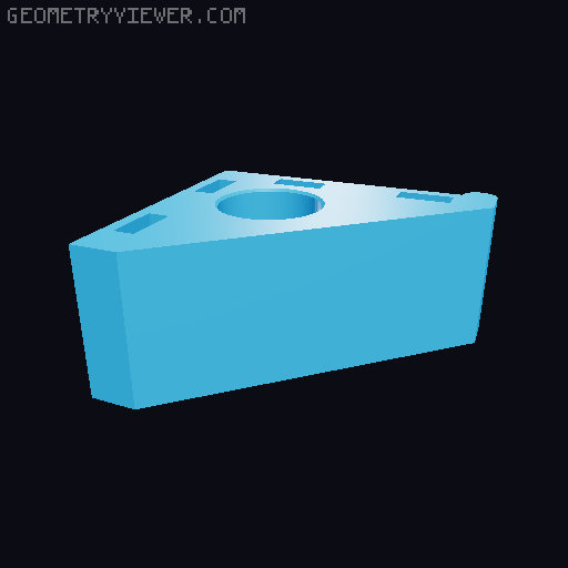 DDD Printable Wall Control System 3D model thumbnail