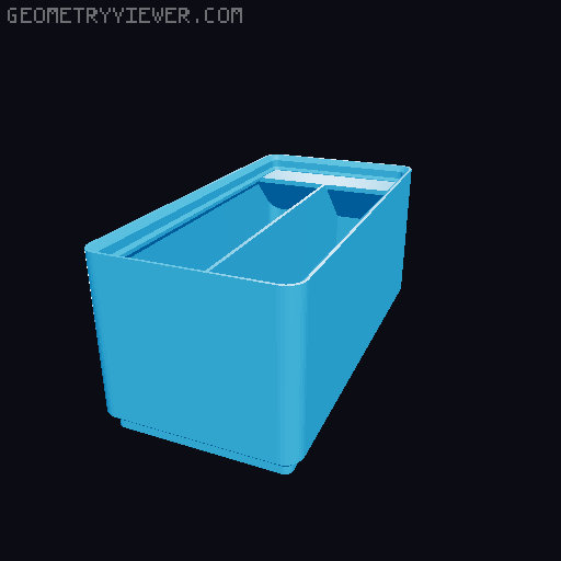 Gridfinity Bin Generator 3D model thumbnail