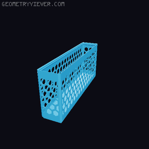 Gridfinity Hex Bins all sizes 3D model thumbnail