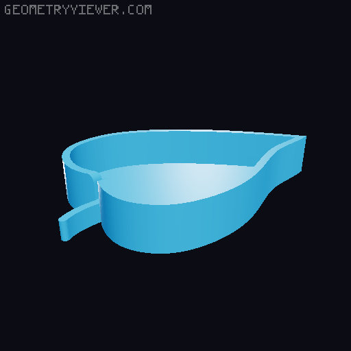 Leaf soap dish with improved STL files 3D model thumbnail