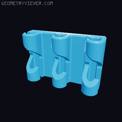 Cable Organizer 3D model thumbnail