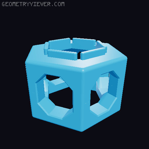 Gravitrax spacers 1 to 7,10,14,15 tiles high 3D model thumbnail