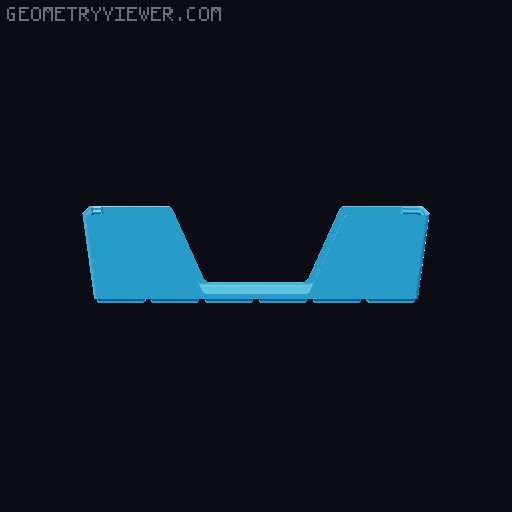 Gridfinity wall cutout collection 3D model thumbnail