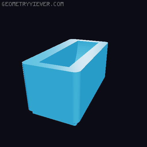 Gridfinity Headboard Organizers 3D model thumbnail