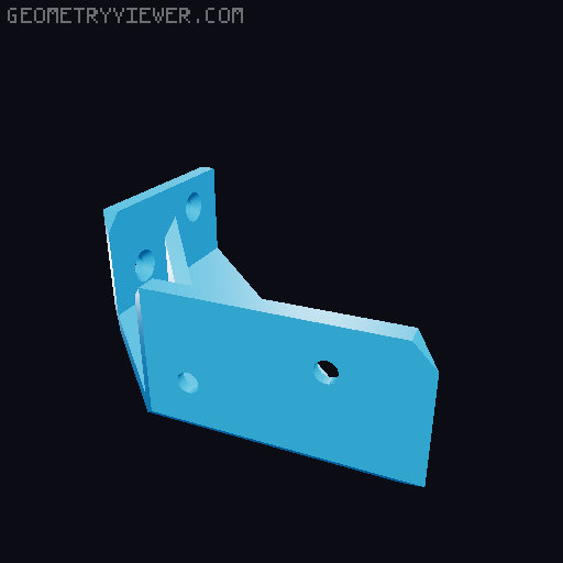 Corner Bracket Collection 3D model thumbnail