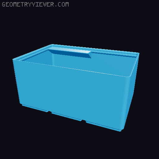 Gridfinity cups height 8 (60mm) collection 3D model thumbnail