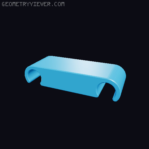 Watercooling / Radiator hose clamps 3D model thumbnail