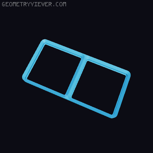 Generated STL Files from Parametric Gridfinity Baseplate 3D model thumbnail