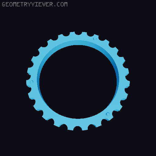 Turning ring for Print-in-Place Twisty Puzzle Box 3D model thumbnail