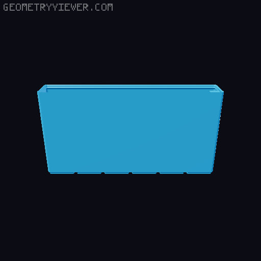 Gridfinity cups height 18 (130mm) collection 3D model thumbnail