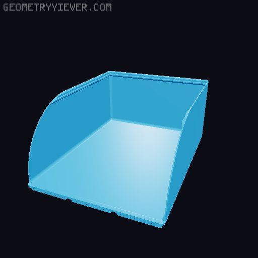 Gridfinity rouded bins collection all sizes 3D model thumbnail