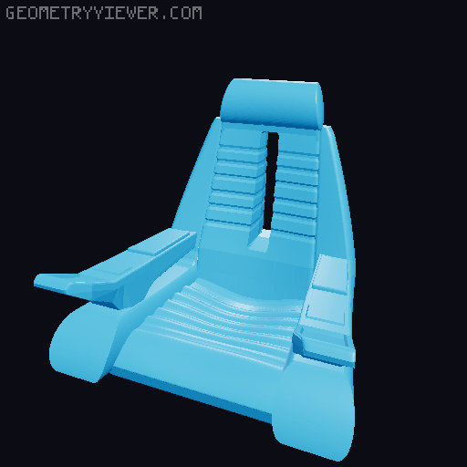 AFA - Galaxy - 4.5" Scale - Command Chairs 3D model thumbnail