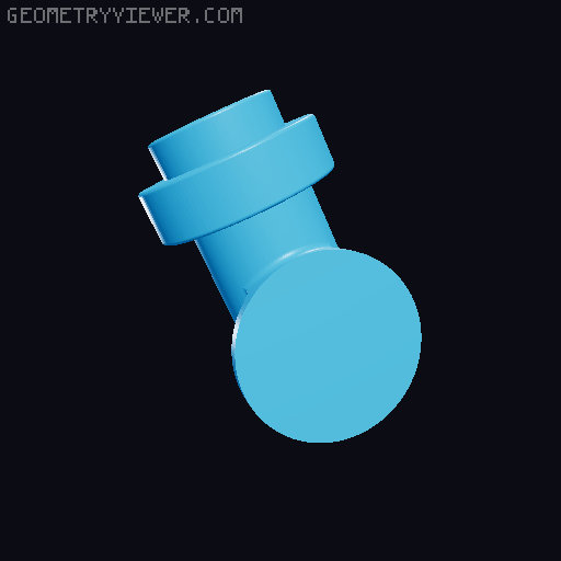 J-2 Rocket Engine 3D model thumbnail