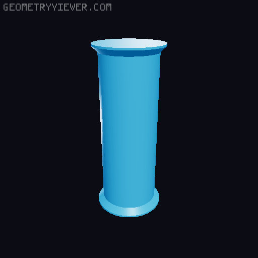 55mm diameter spool - Gridfinity 2x1 3D model thumbnail