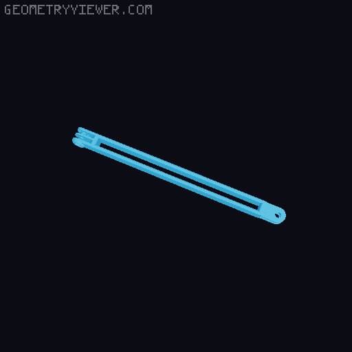 Anti-droop detented arms for Modular Mounting System 3D model thumbnail
