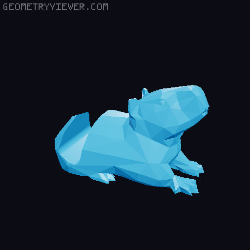 Capybara Phone Holder / Keyring 3D model thumbnail