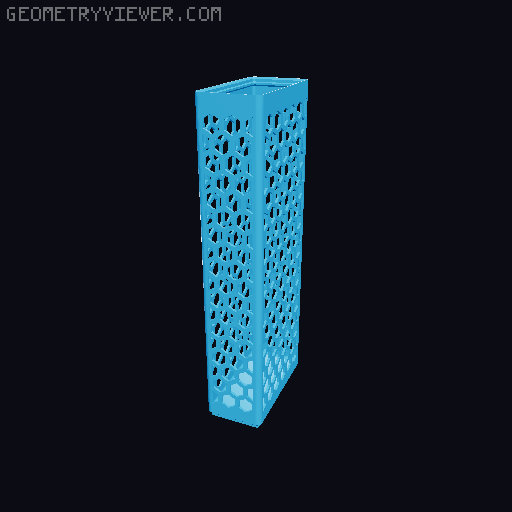 Gridfinity Hex Bins all sizes 3D model thumbnail