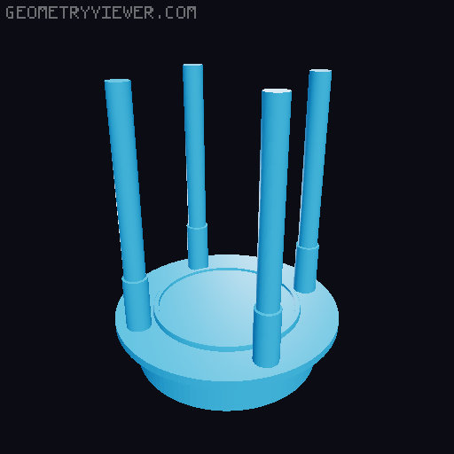 AFA - Galaxy - 4.5" Scale - Science Lab 3D model thumbnail