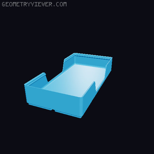 Gridfinity wall cutout collection 3D model thumbnail