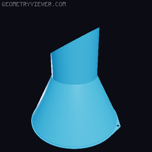 Funnels. Various sizes 25mm to 200mm 3D model thumbnail
