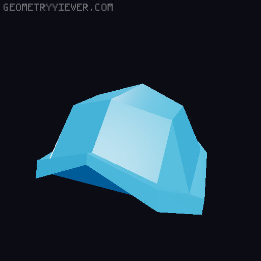 Low-Poly Squirtle fidget with Cherry MX keyboard switch 3D model thumbnail
