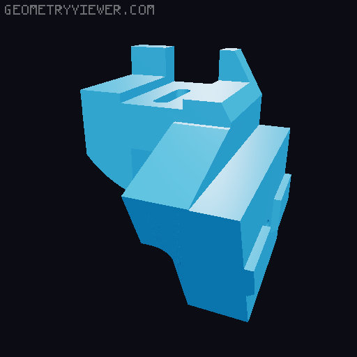 Pulse XE Y-Axis Minimal Linear Rail Upgrade 3D model thumbnail