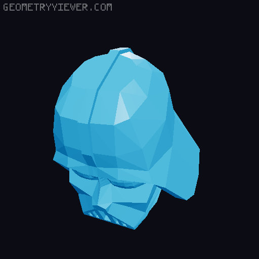 LowPoly Darth Vader Pen Holder 3D model thumbnail