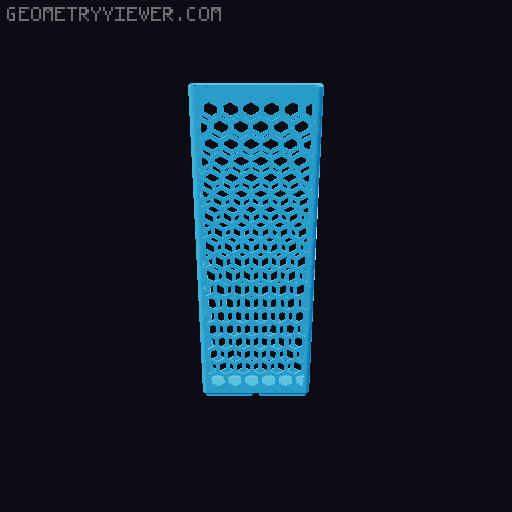 Gridfinity Hex Bins all sizes 3D model thumbnail