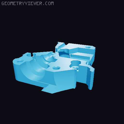 MMU2S Extruder MOD R6 3D model thumbnail
