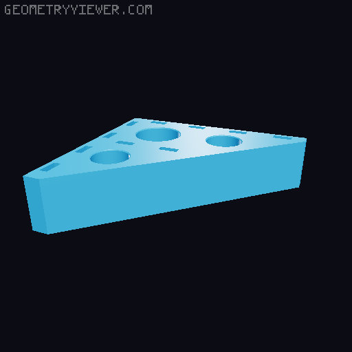 DDD Printable Wall Control System 3D model thumbnail