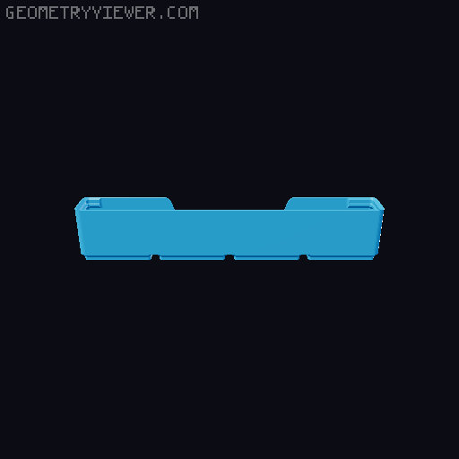 Gridfinity wall cutout collection 3D model thumbnail