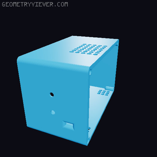 SK150C power supply case enclosure 3D model thumbnail