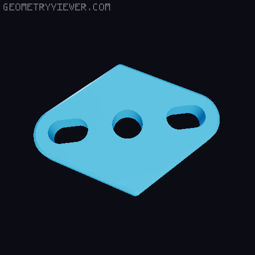 Mini Super Toggly Fidget Button (and more!) 3D model thumbnail