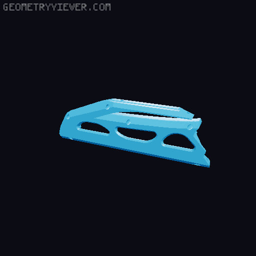 Ontos Carry Handle Thumbhole Stock Overhaul 3D model thumbnail