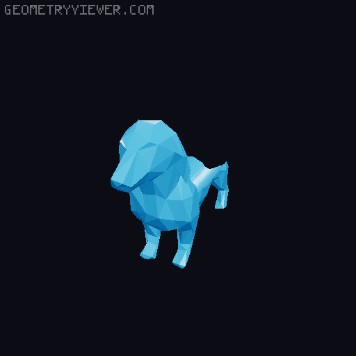 Dachshund Wine Holder 3D model thumbnail