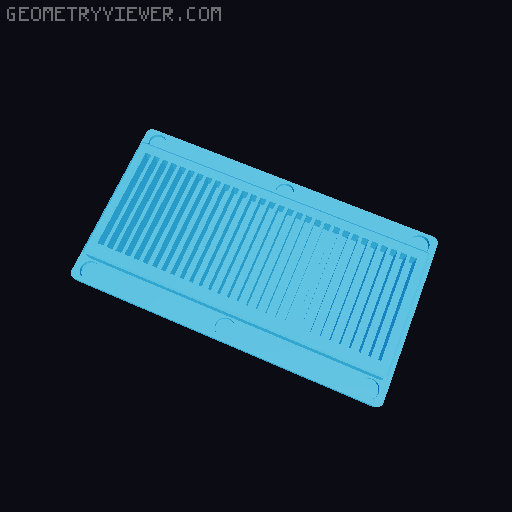 Radius Gauge - Convex & Concave 3D model thumbnail
