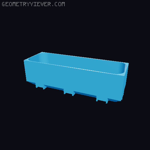 Modular Drawer Organizer Remix 3D model thumbnail