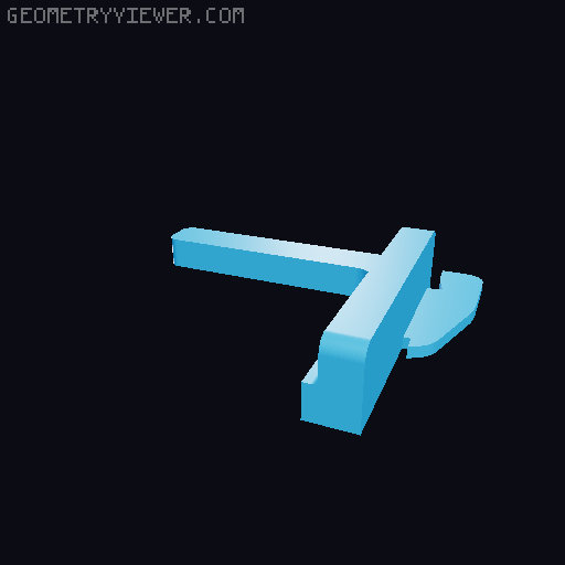 DDD Printable Wall Control System 3D model thumbnail