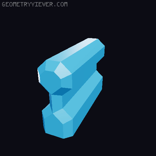 Sewing box 3D model thumbnail