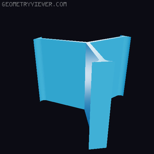 Expandable Desk Organizer Dividers 3D model thumbnail