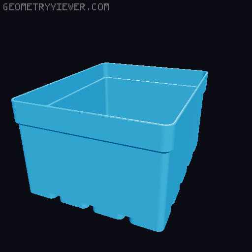 Festool/Tanos Organizer Sys-Org boxes / drawer organizer 3D model thumbnail