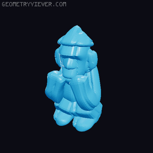 Tak PrintABlok - A Beautiful Strategy Board Game 3D model thumbnail