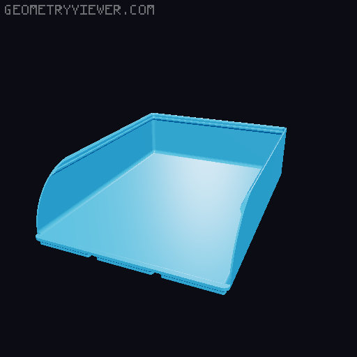 Gridfinity rouded bins collection all sizes 3D model thumbnail