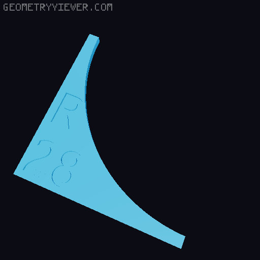 Radius Gauge - Convex & Concave 3D model thumbnail