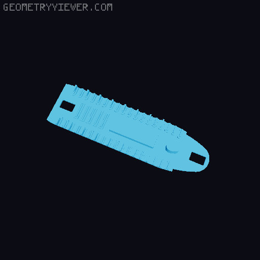 1:400 Scale Art Deco Ferry, MV Kalakala [No MMU Needed] 3D model thumbnail