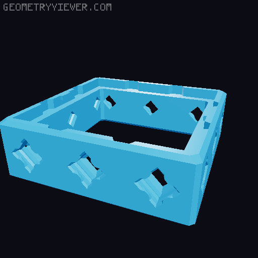 Macro Keyboard - Electroblok Project - PrintABlok 3D model thumbnail