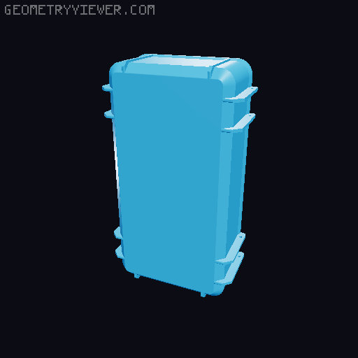 Balance Tetris Game Case 3D model thumbnail
