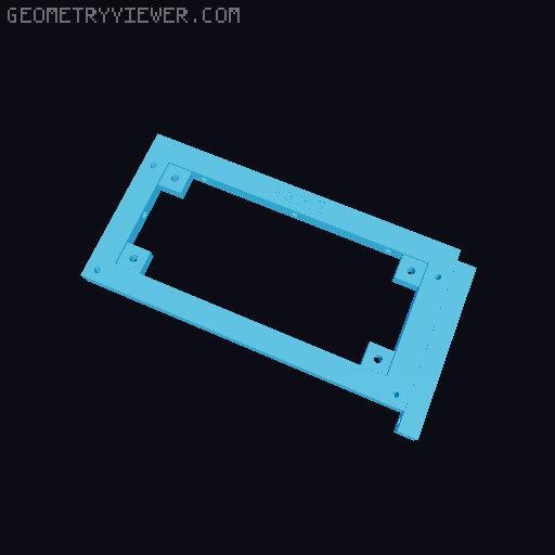 Modular case: Motherboard (Parts #1-9) 3D model thumbnail