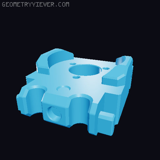 Yeethammer 36/40mm tube (Metric) 3D model thumbnail